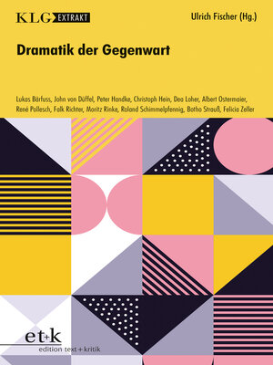 cover image of KLG Extrakt -Dramatik der Gegenwart